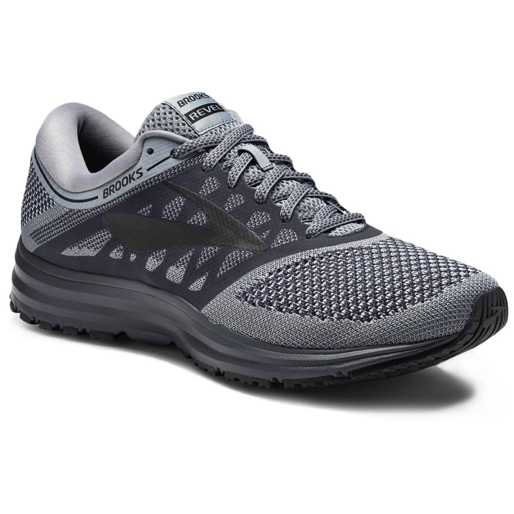 BROOKS Men's Revel Running Shoes, Grey 8