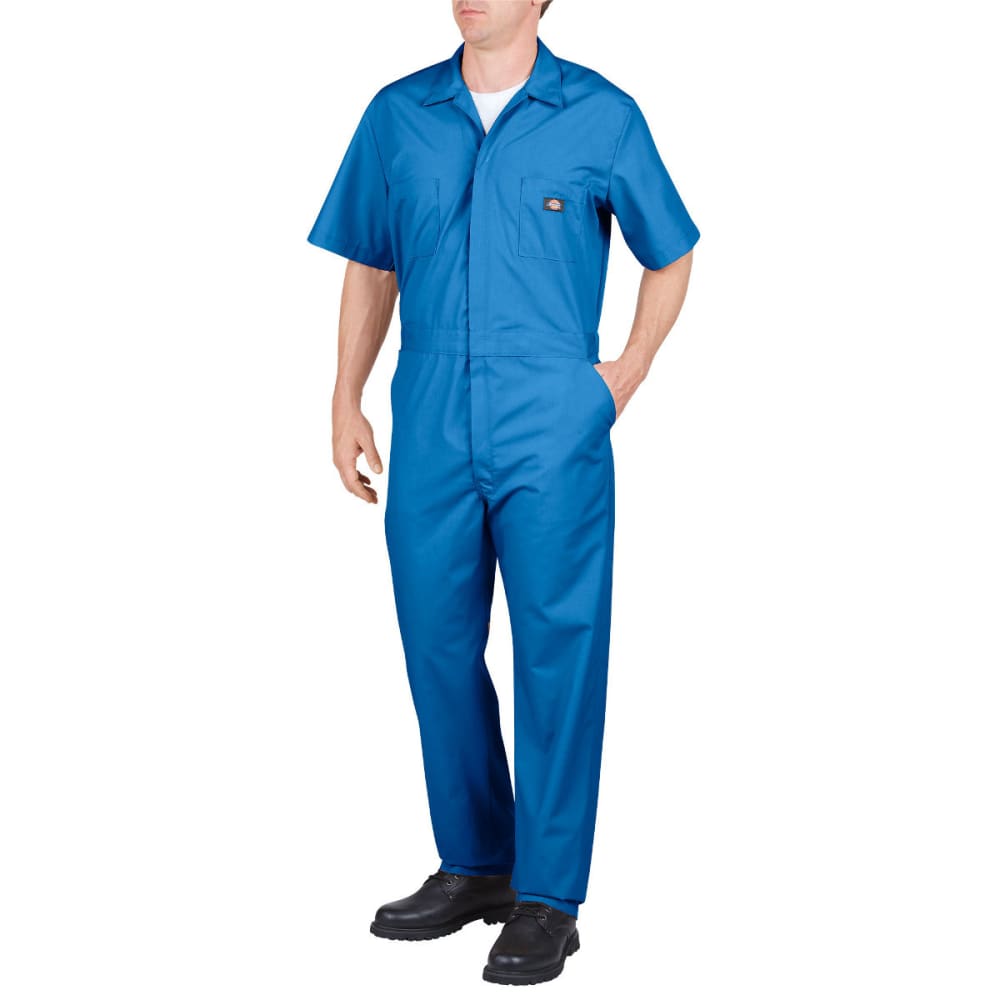 DICKIES Men's Short Sleeve Coverall, Extended Sizes M TALL