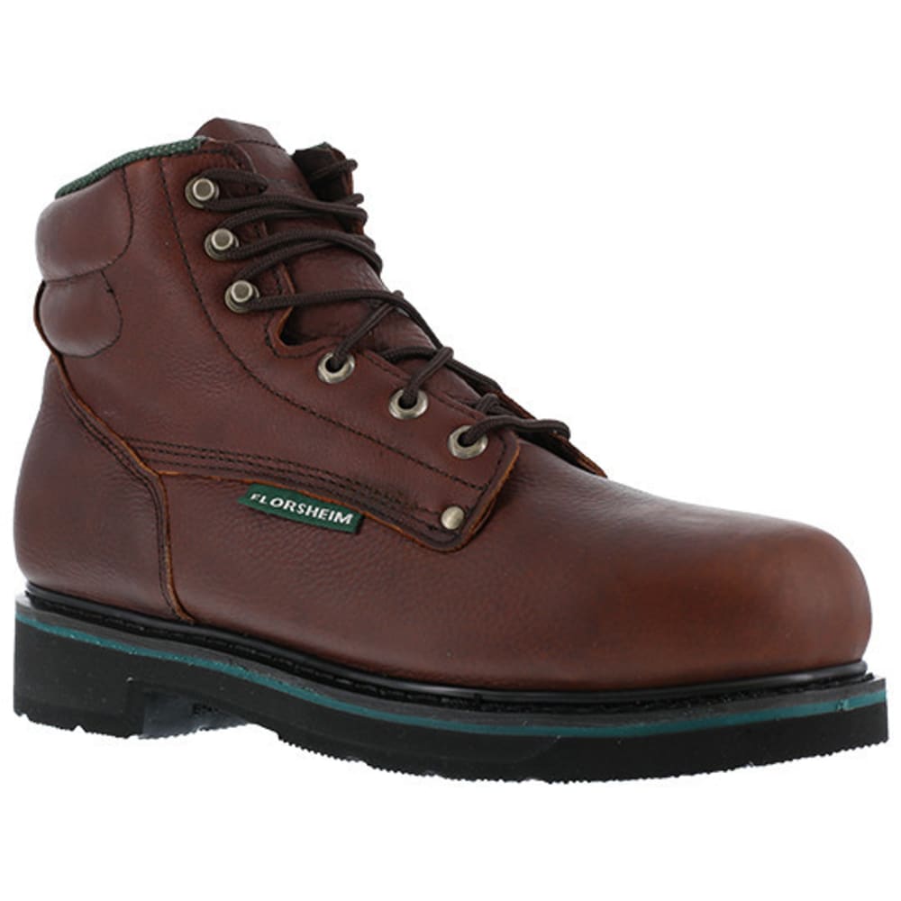 FLORSHEIM WORK Men's Utility Steel Toe Plain Toe 6" Classic Boot 11