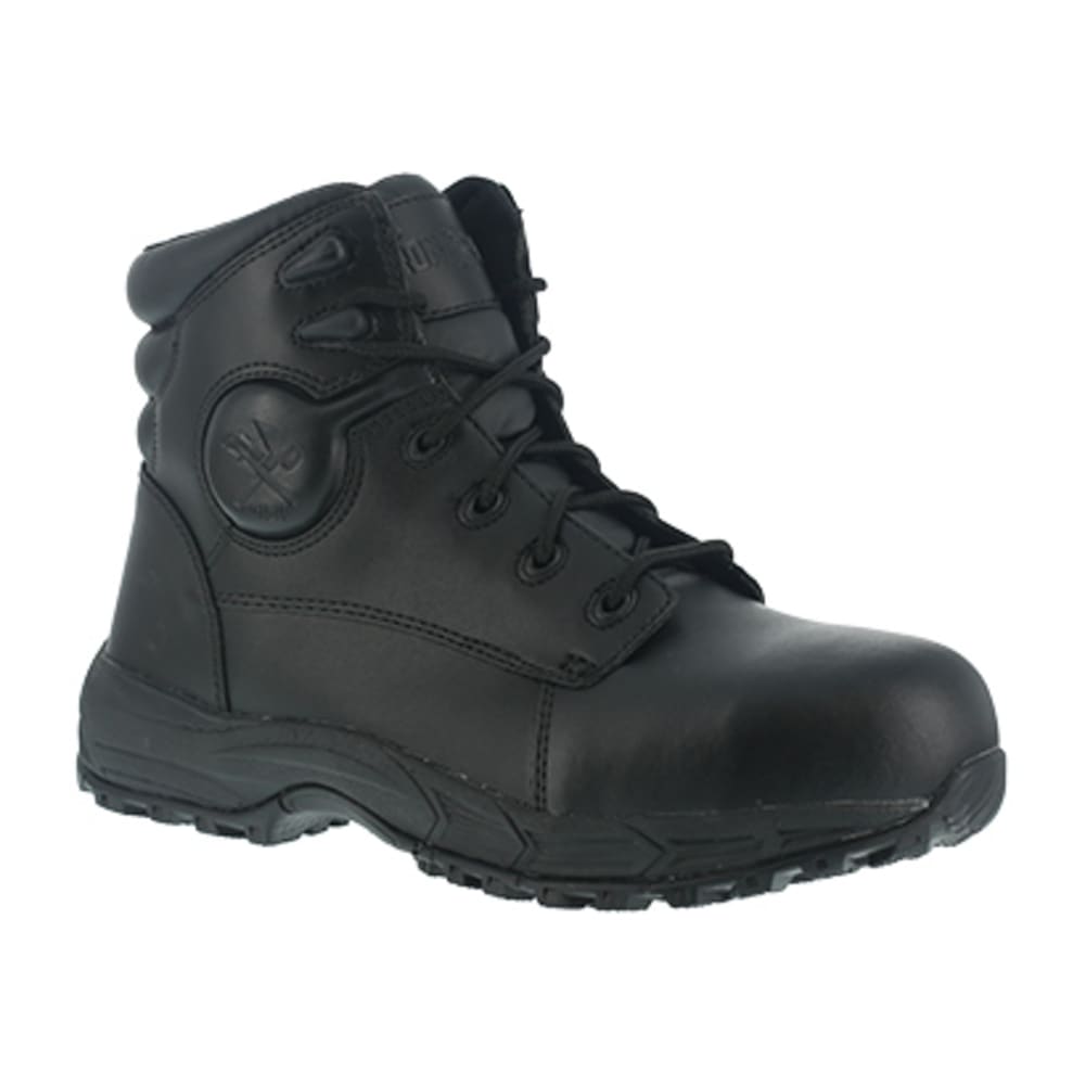 IRON AGE Men's Ground Finish Steel Toe 6 in. Sport Boots, Black 10
