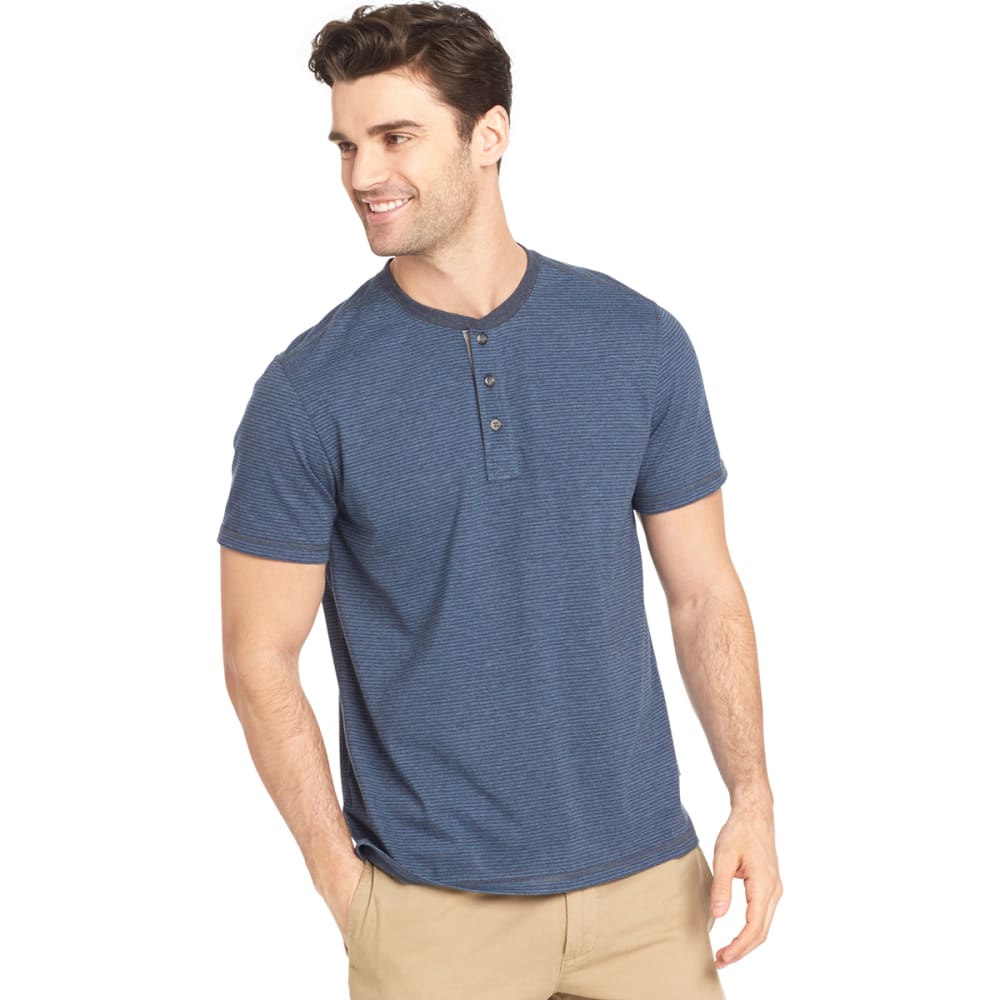 G.H. BASS & CO. Men's Short-Sleeve Jersey Henley M