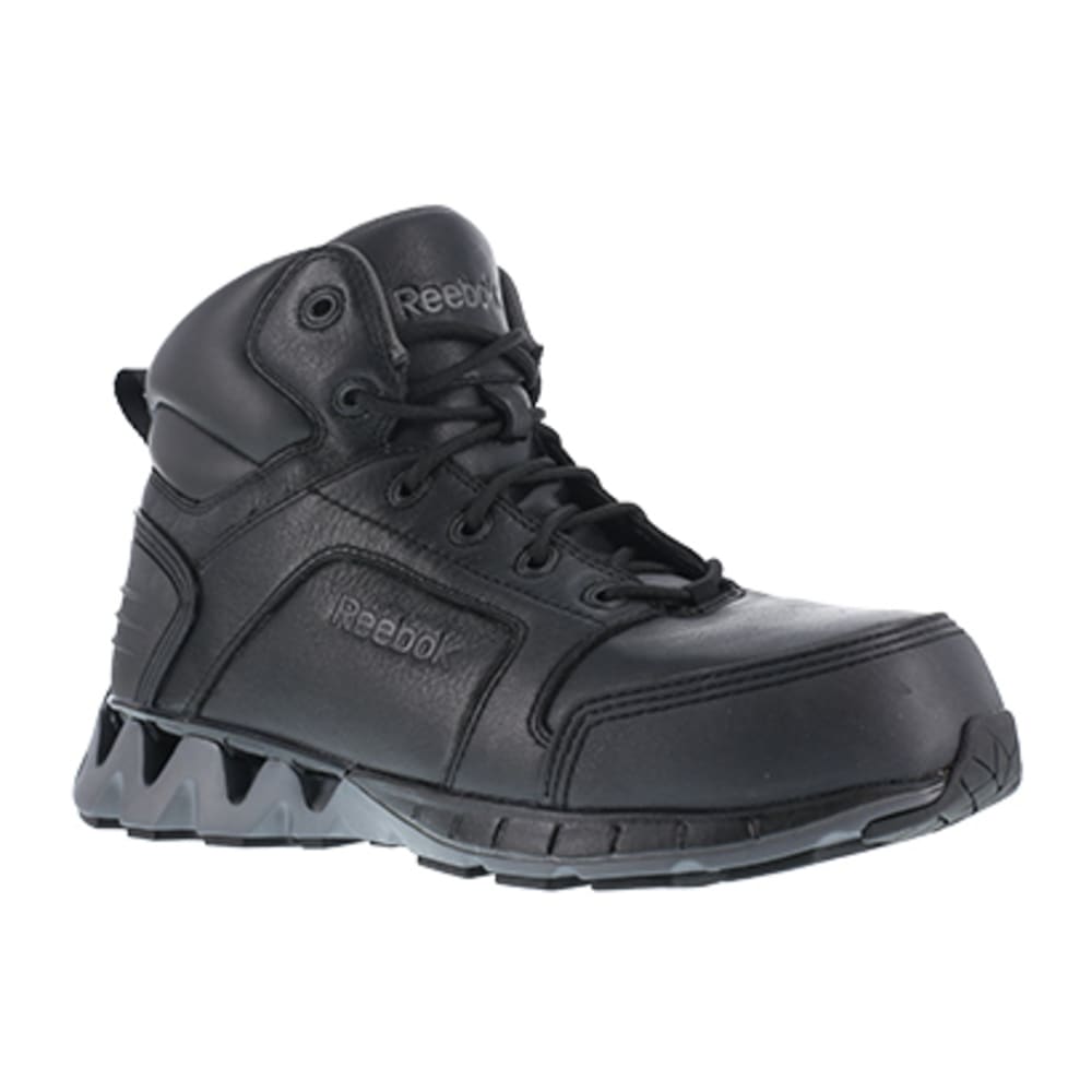 REEBOK WORK Men's ZigKick Work Composite Toe Athletic 6" Boot, Black 9