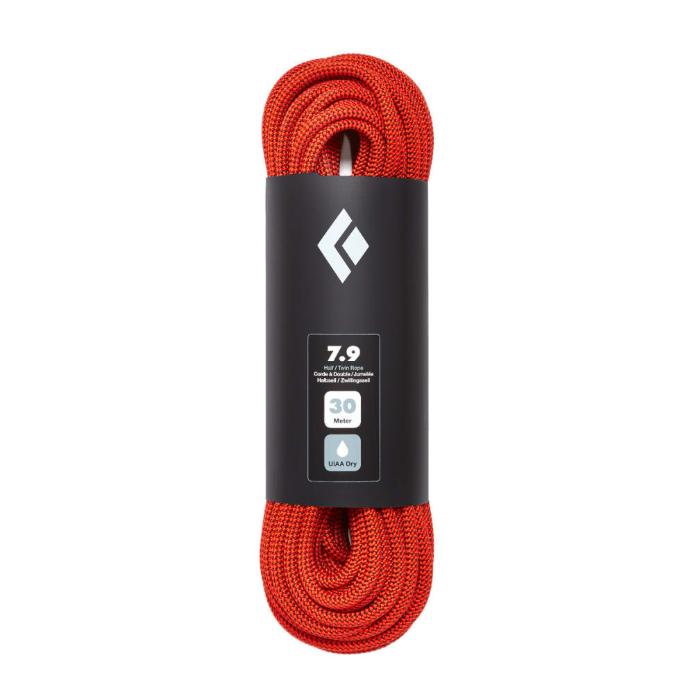 BLACK DIAMOND 7.9 Dry 30m Climbing Rope ONE SIZE