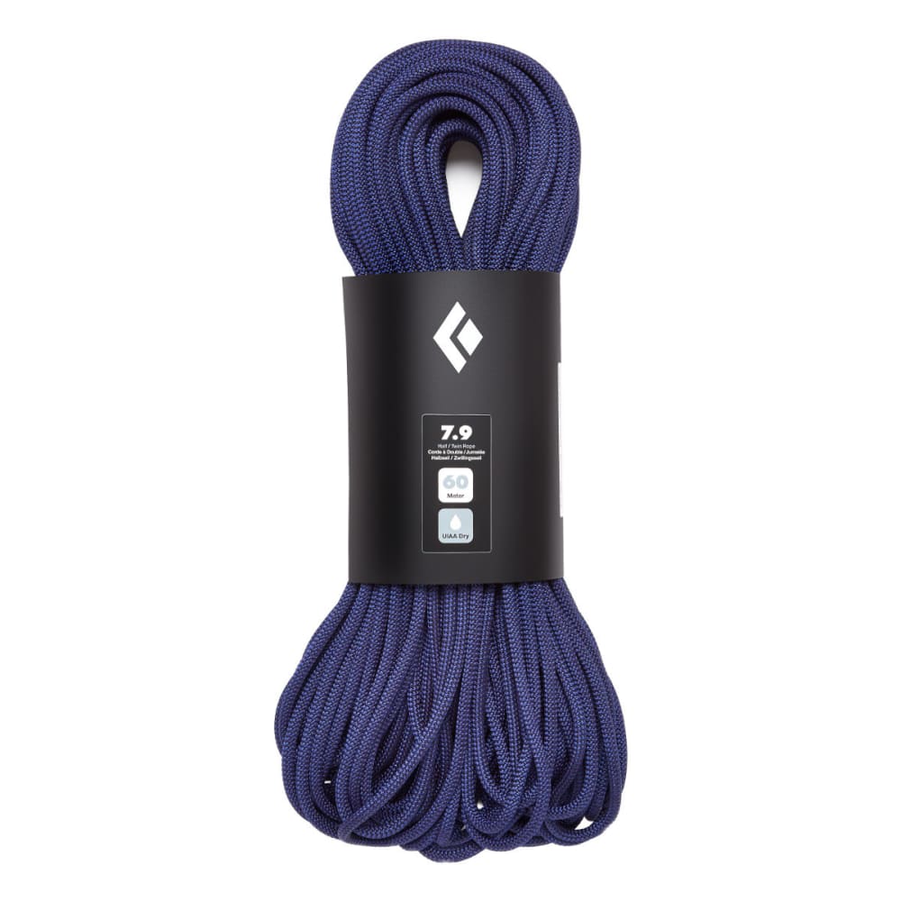 BLACK DIAMOND 7.9 Dry 60m Climbing Rope ONE SIZE