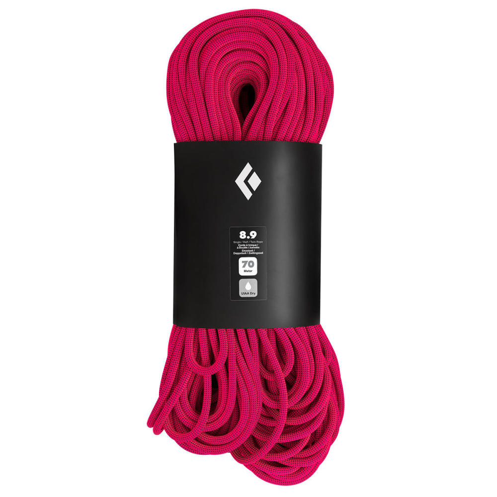 BLACK DIAMOND 8.9 Dry 70m Climbing Rope ONE SIZE