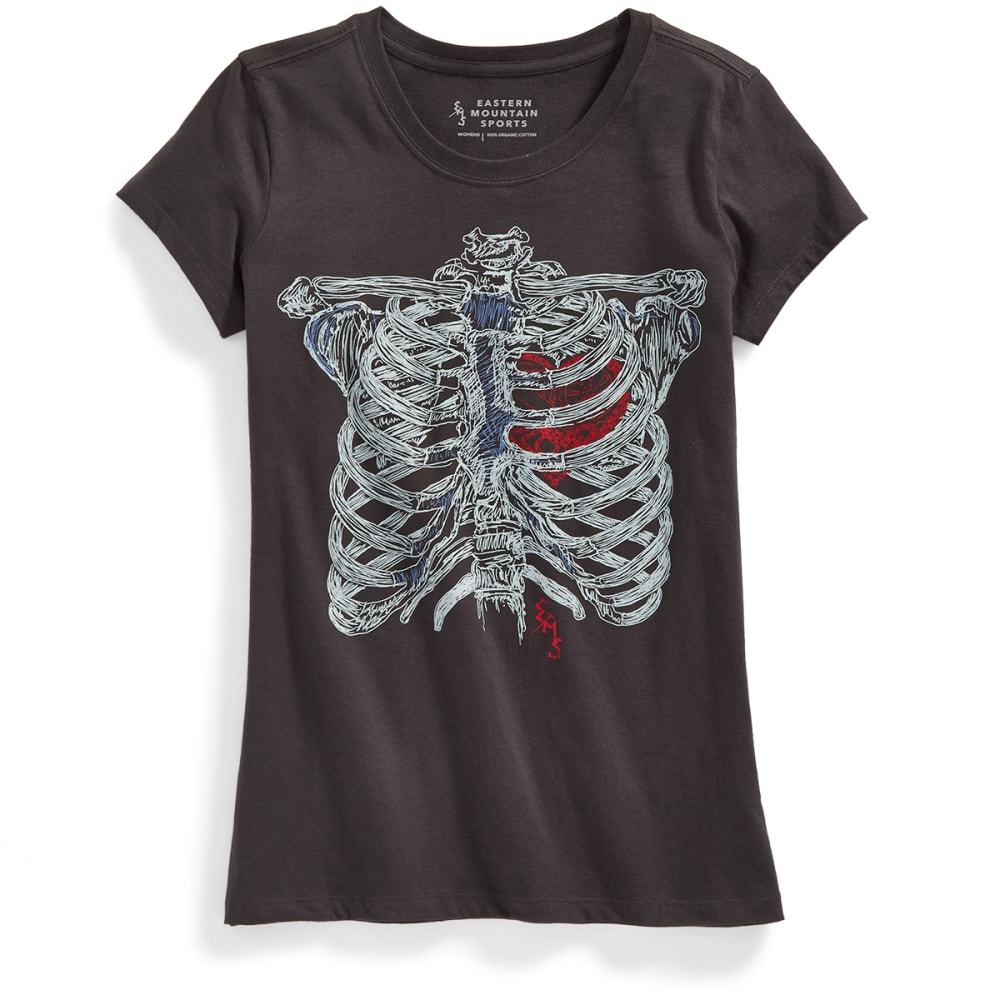 EMS Women's My Heart Pumps Pedals Graphic Tee XS