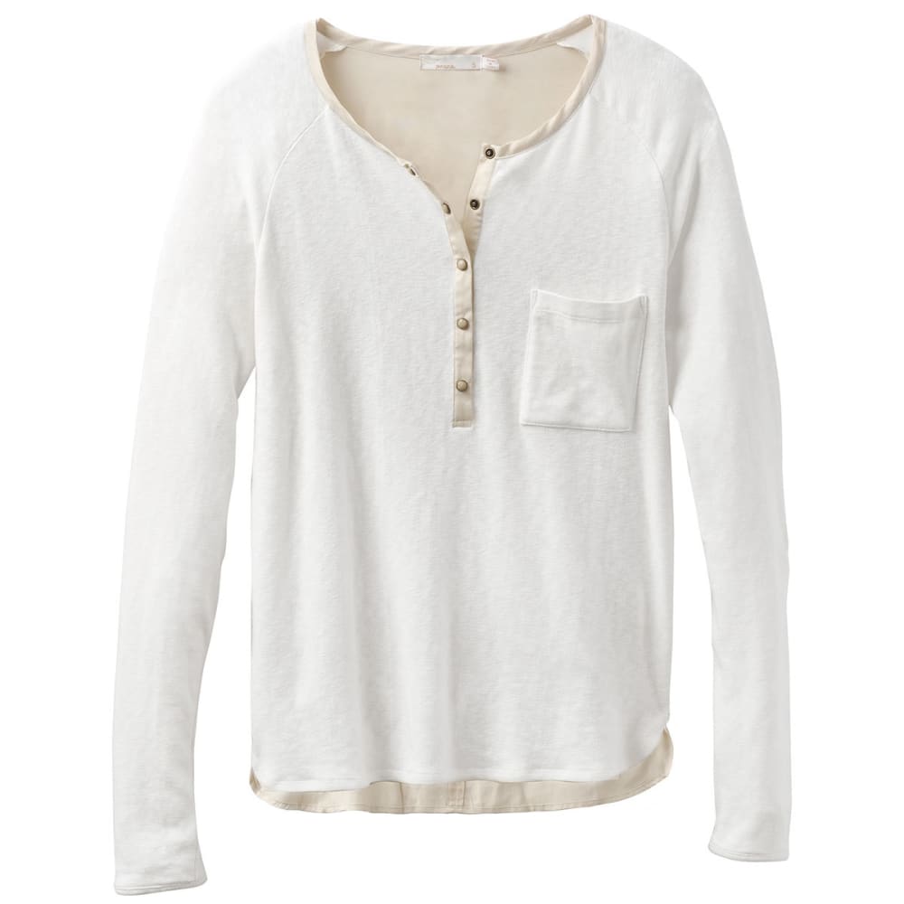 PRANA Women's Hensley Long-Sleeve Henley Top L