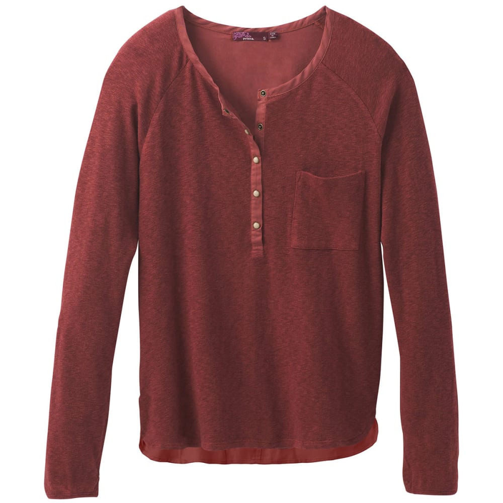 PRANA Women's Hensley Long-Sleeve Henley Top XS