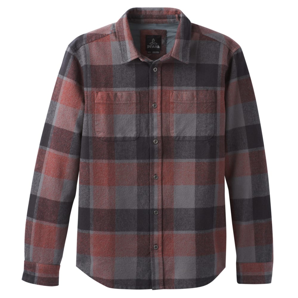 PRANA Men’s Brayden Long-Sleeve Flannel Shirt M