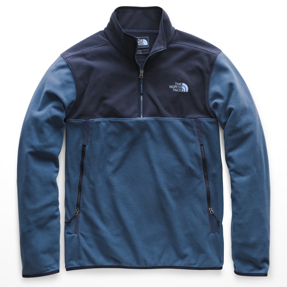 the north face men's glacier alpine quarter zip pullover