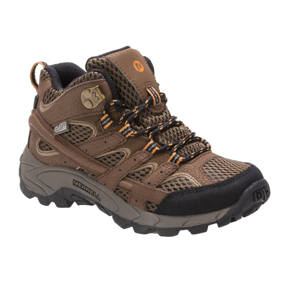 MERRELL Big Kids' Moab 2 Mid A/C Waterproof Boots 1