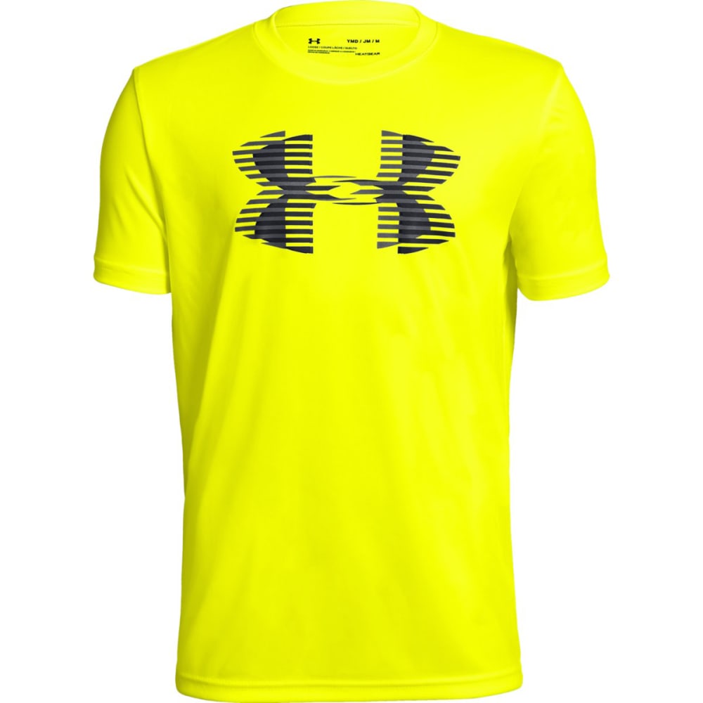 UNDER ARMOUR Big Boys' UA Tech Big Logo Solid Short-Sleeve Tee S