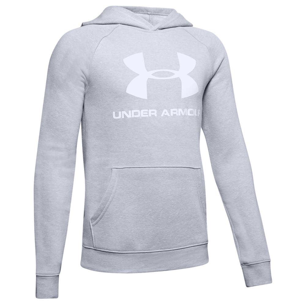 UNDER ARMOUR Big Boys' UA Rival Logo Pullover Hoodie S