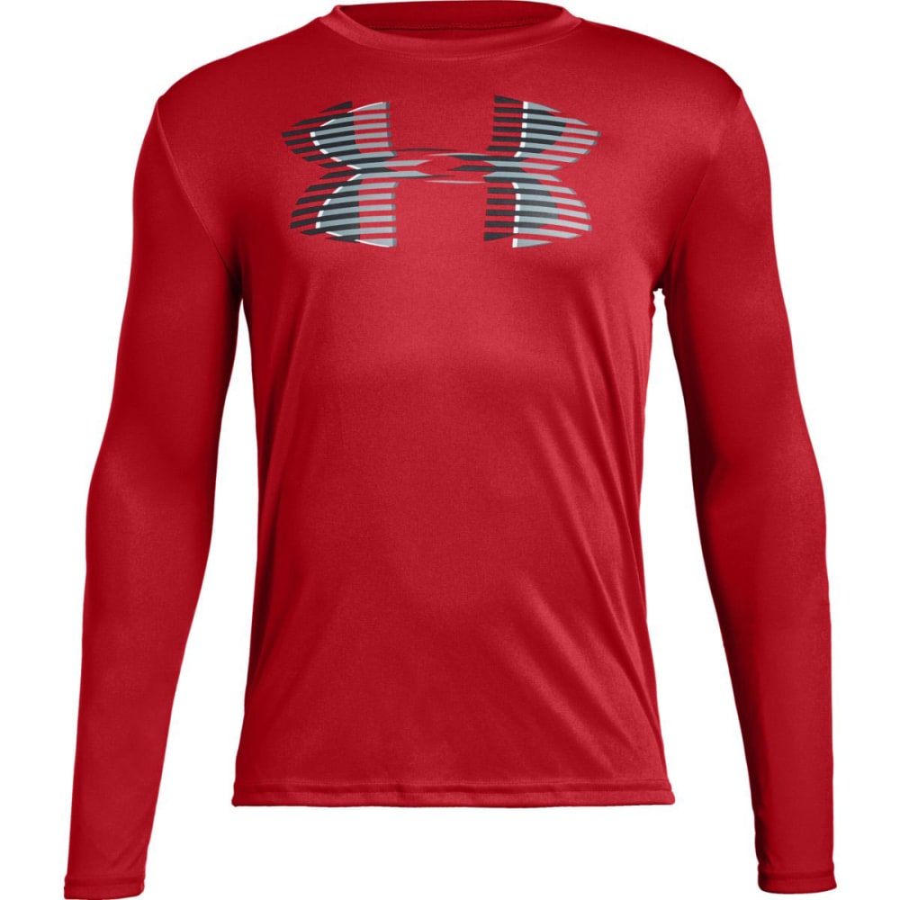 UNDER ARMOUR Big Boys' UA Tech™ Big Logo Long-Sleeve Tee S