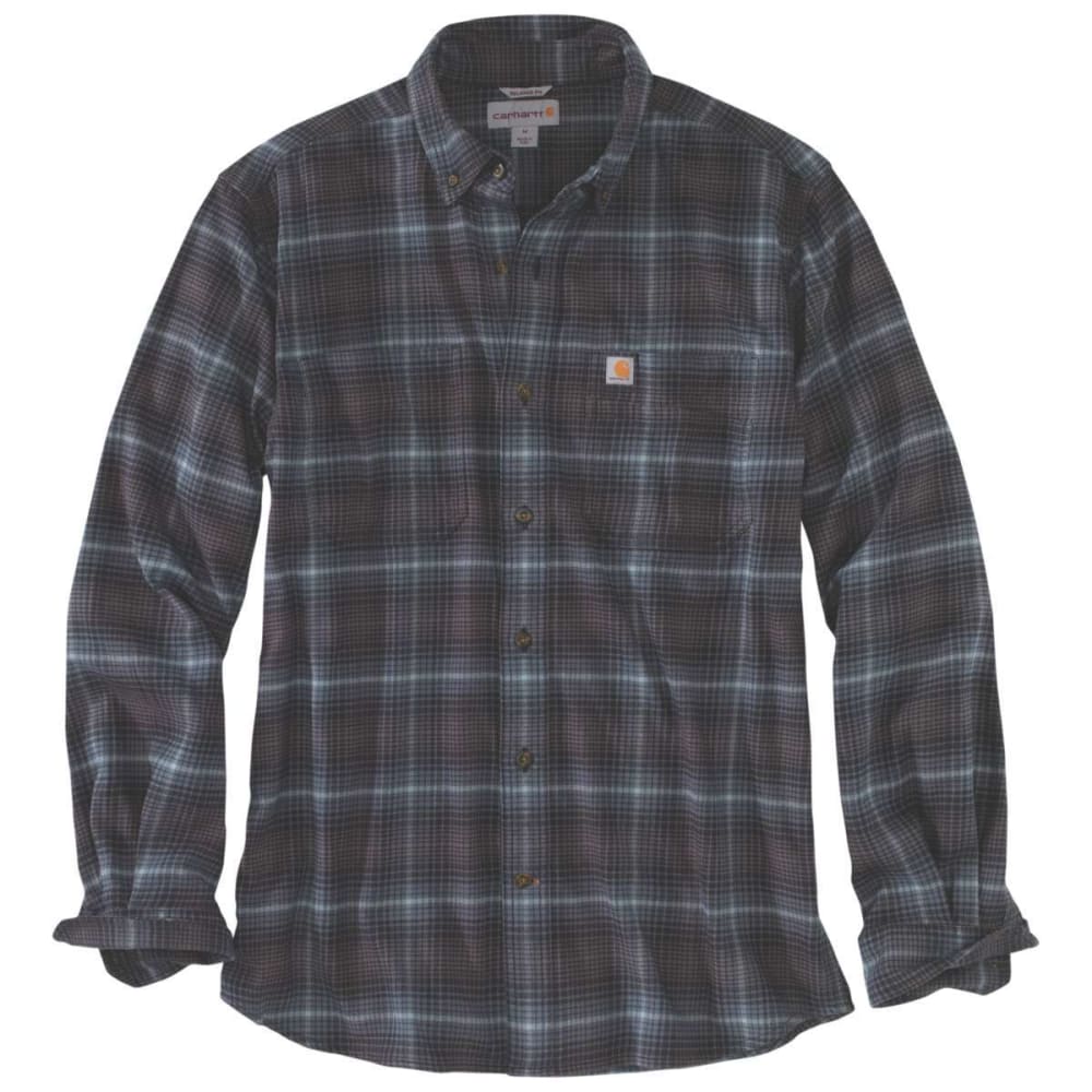 CARHARTT Men's Rugged Flex Hamilton Plaid Long-Sleeve Shirt S