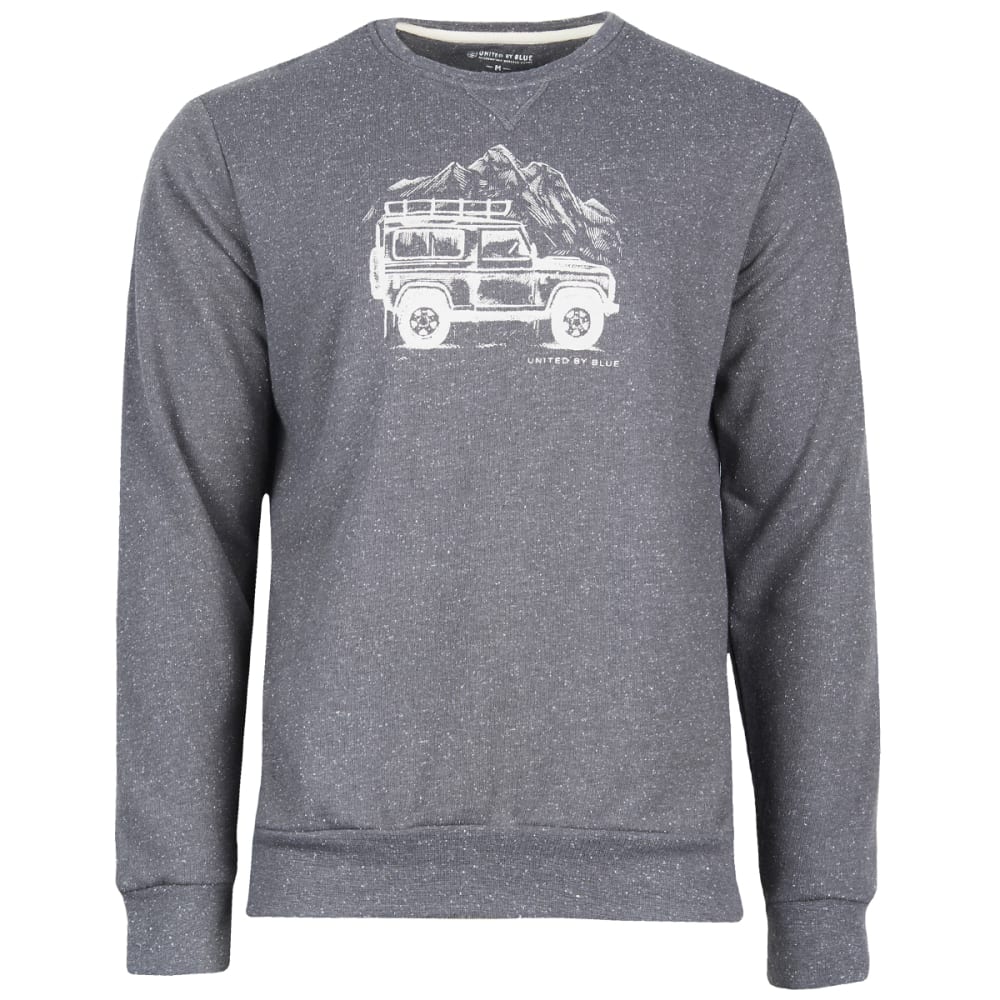 UNITED BY BLUE Men's Adventure Mobile Crew Long-Sleeve Pullover S