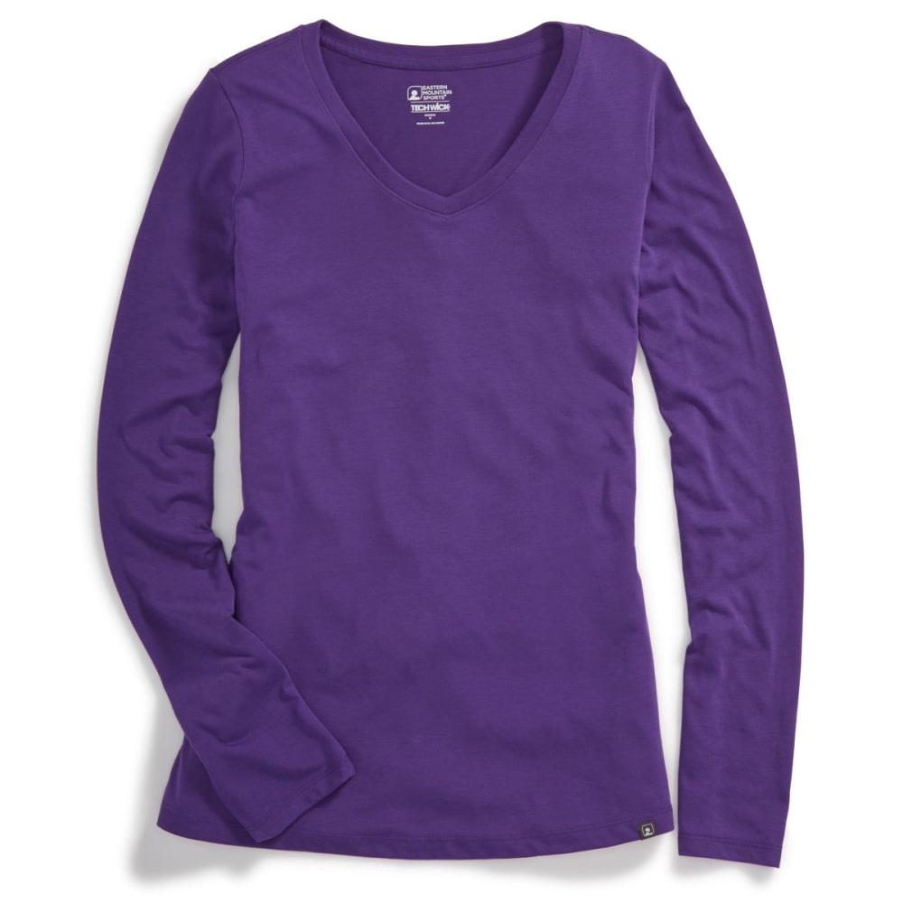 EMS® Women's Techwick® Vital V-Neck Long-Sleeve Tee XS
