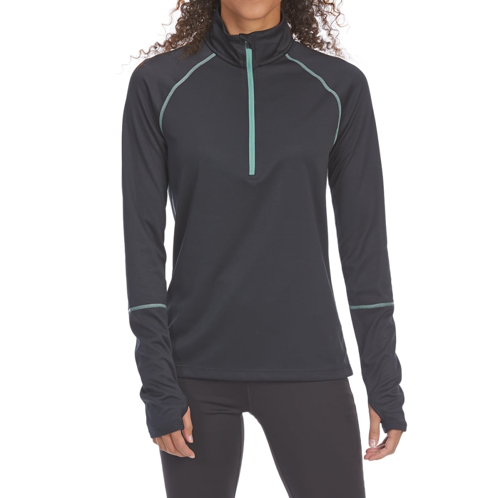 EMS Women's Techwick Midweight 1/4 Zip Base Layer Top XS