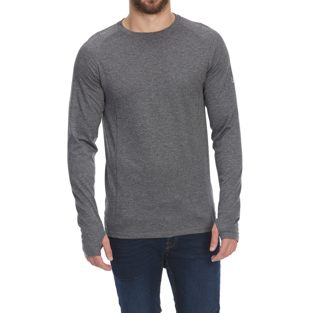EMS Men's Techwick Midweight Long-Sleeve Crew Base Layer Top S