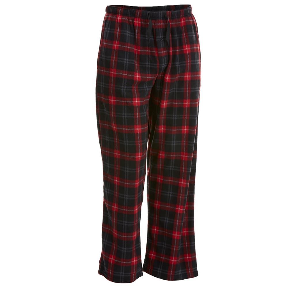GELERT Men's Plaid Fleece Lounge Pants XL