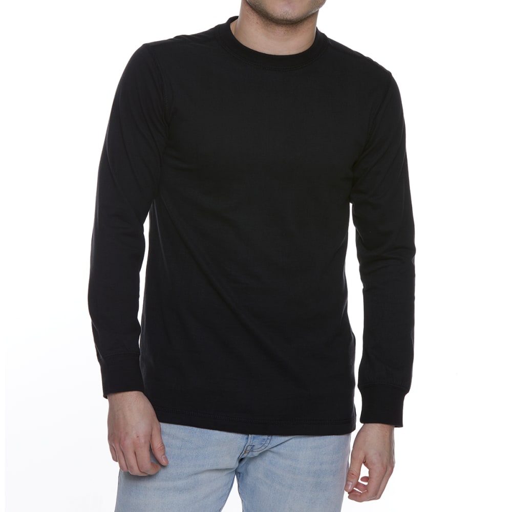 GELERT Men's Sueded Crew Long-Sleeve Tee S