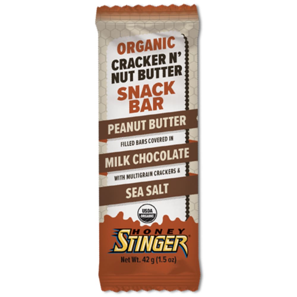 HONEY STINGER Cracker N' Butter Snack Bar, Peanut Butter & Milk Chocolate NO SIZE