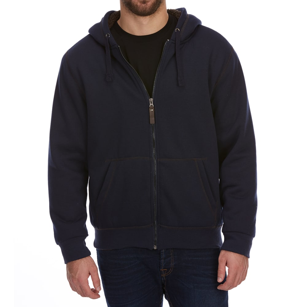 DUNLOP Men's Sherpa-Lined Full-Zip Hoodie M