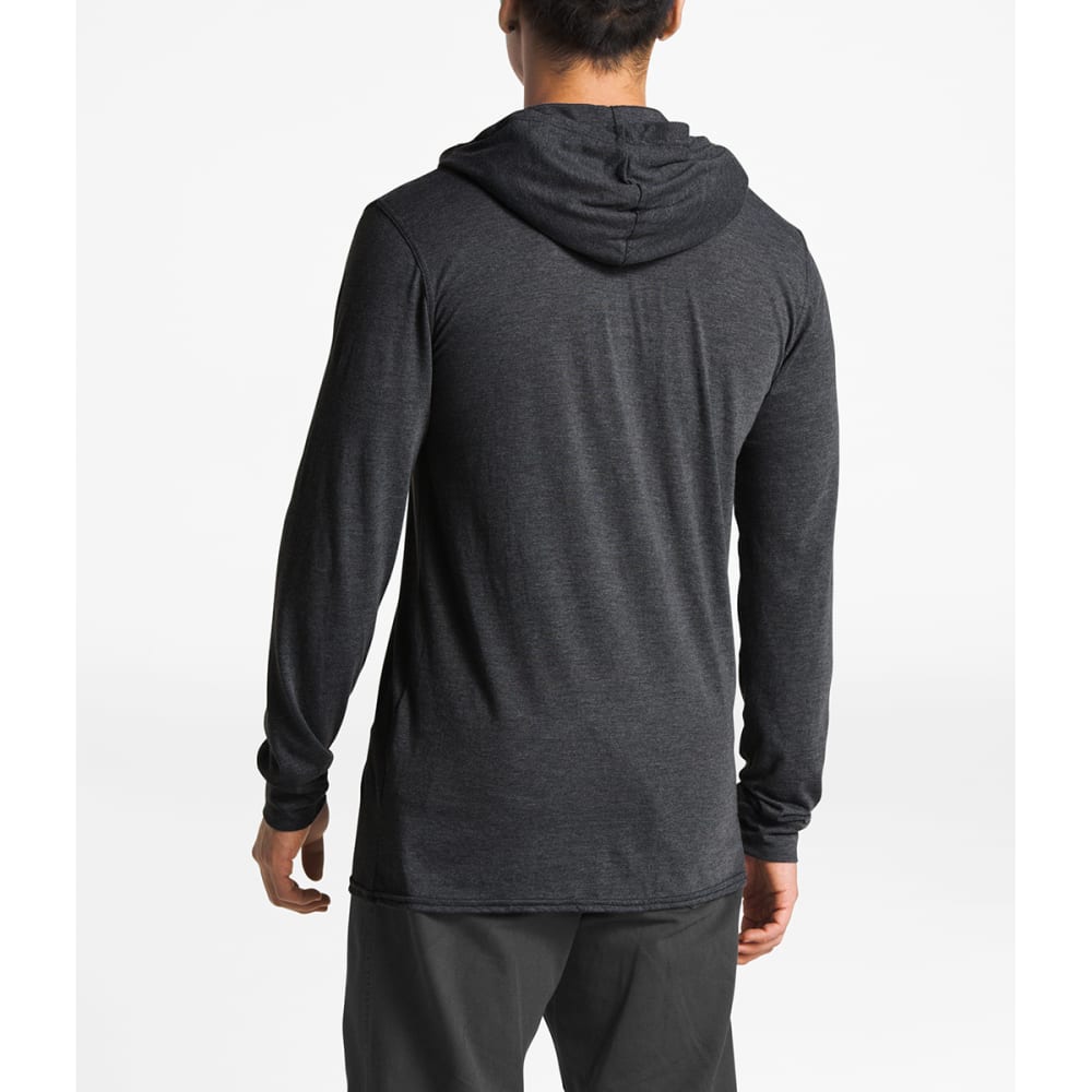 north face tri blend henley hoodie