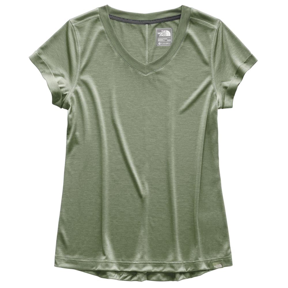 THE NORTH FACE Women's HyperLayer FD V-Neck Short-Sleeve Tee XS