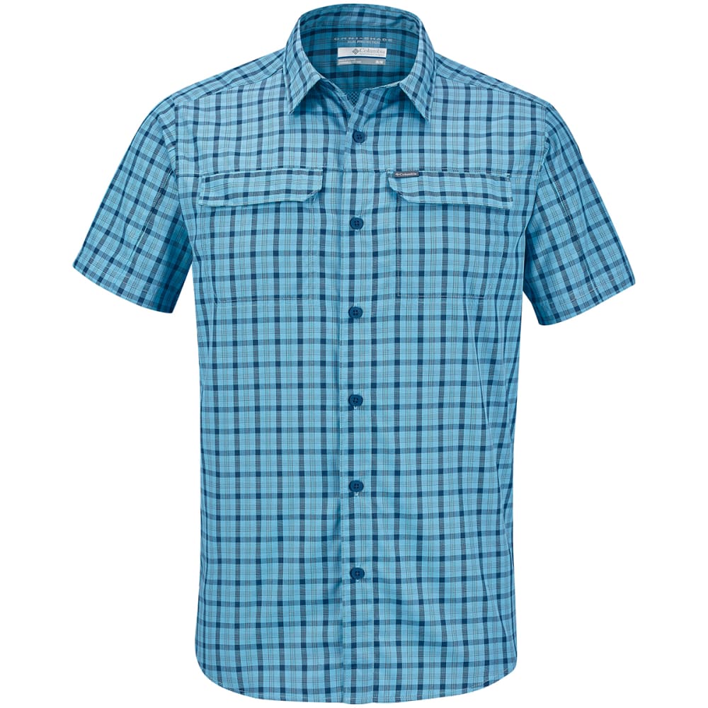 COLUMBIA Men's Silver Ridge 2.0 Multi Plaid Short-Sleeve Shirt S