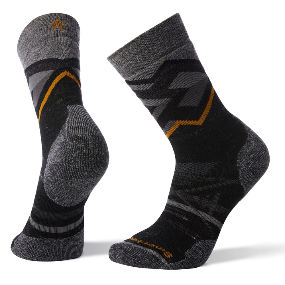 SMARTWOOL Men's PhD Outdoor Medium Pattern Crew Socks M