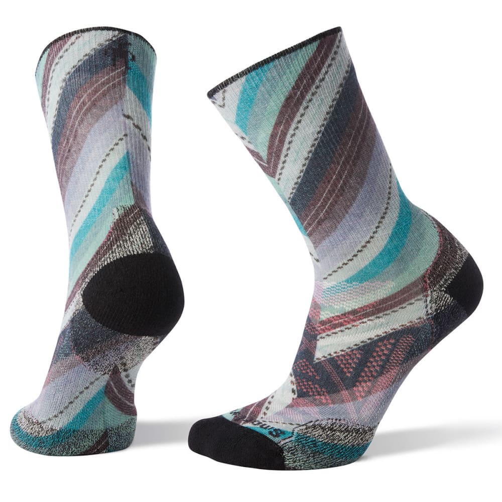 SMARTWOOL Women's PhD Outdoor Light Print Crew Socks S