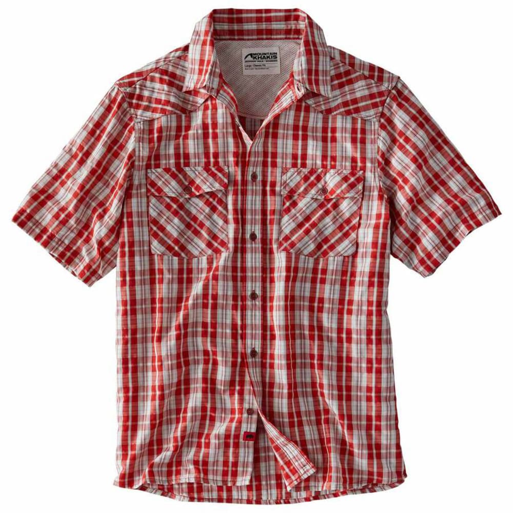 MOUNTAIN KHAKIS Men's Scrambler Short-Sleeve Shirt S