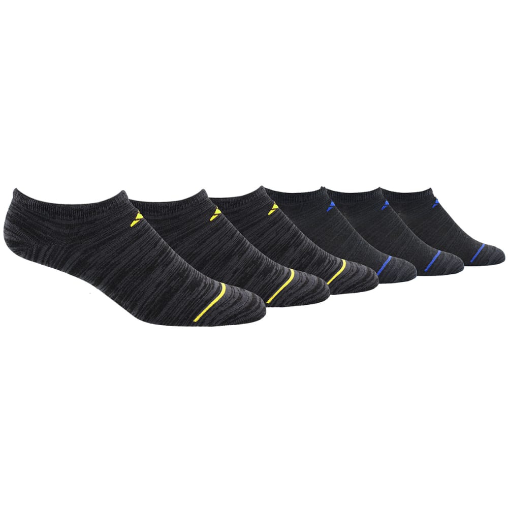 ADIDAS Boys' Superlight No Show Socks, 6-Pack M