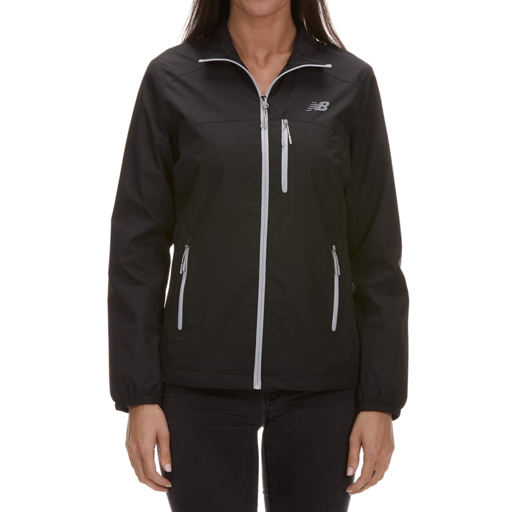 NEW BALANCE Women's Poly Dobby Mock Neck Jacket M