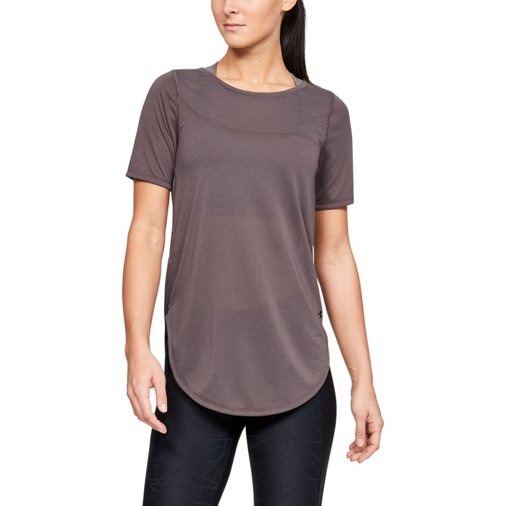 UNDER ARMOUR Women's Whisperlight Short-Sleeve Shirt M