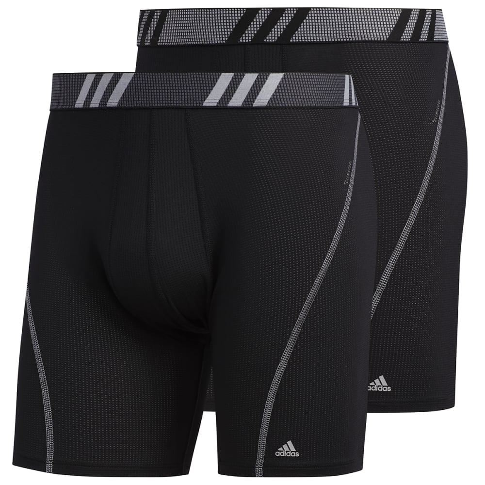 ADIDAS Men's Performance Mesh Boxer Briefs, 2-Pack S
