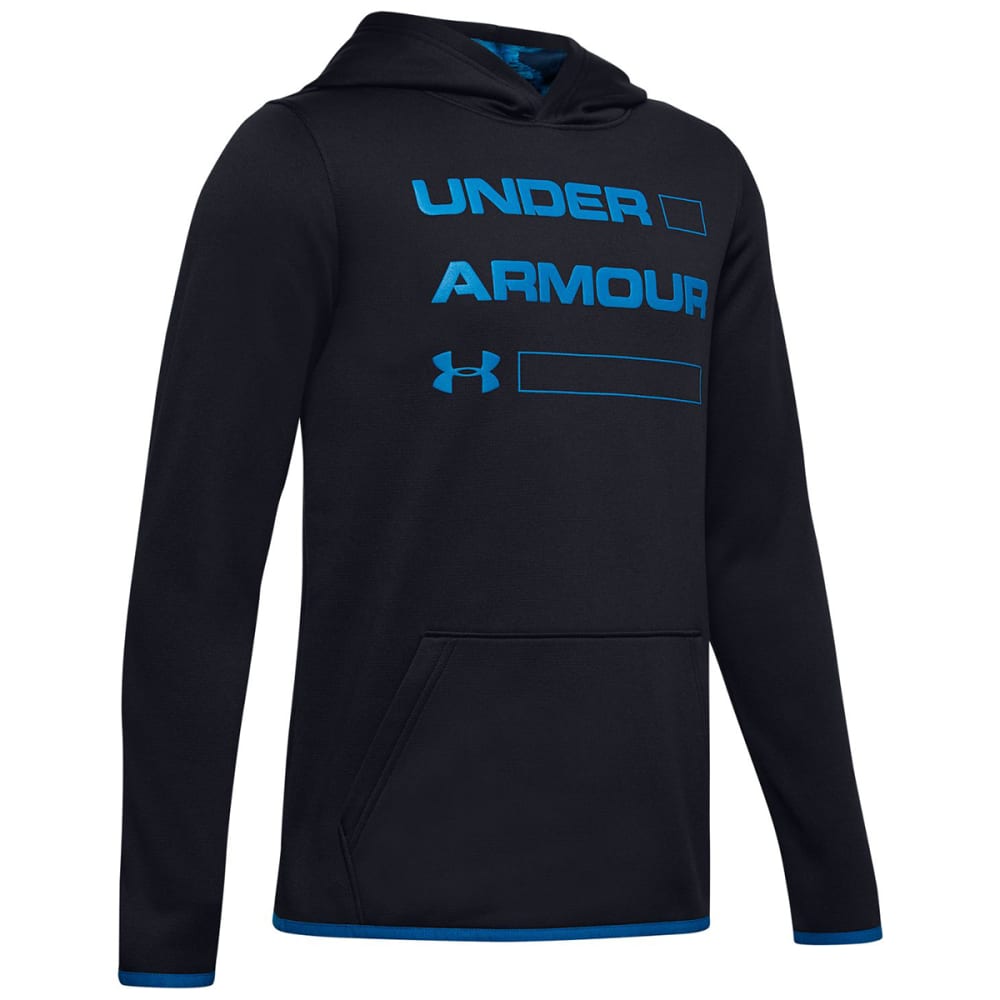 UNDER ARMOUR Boys' Fleece Wordmark Hoodie S