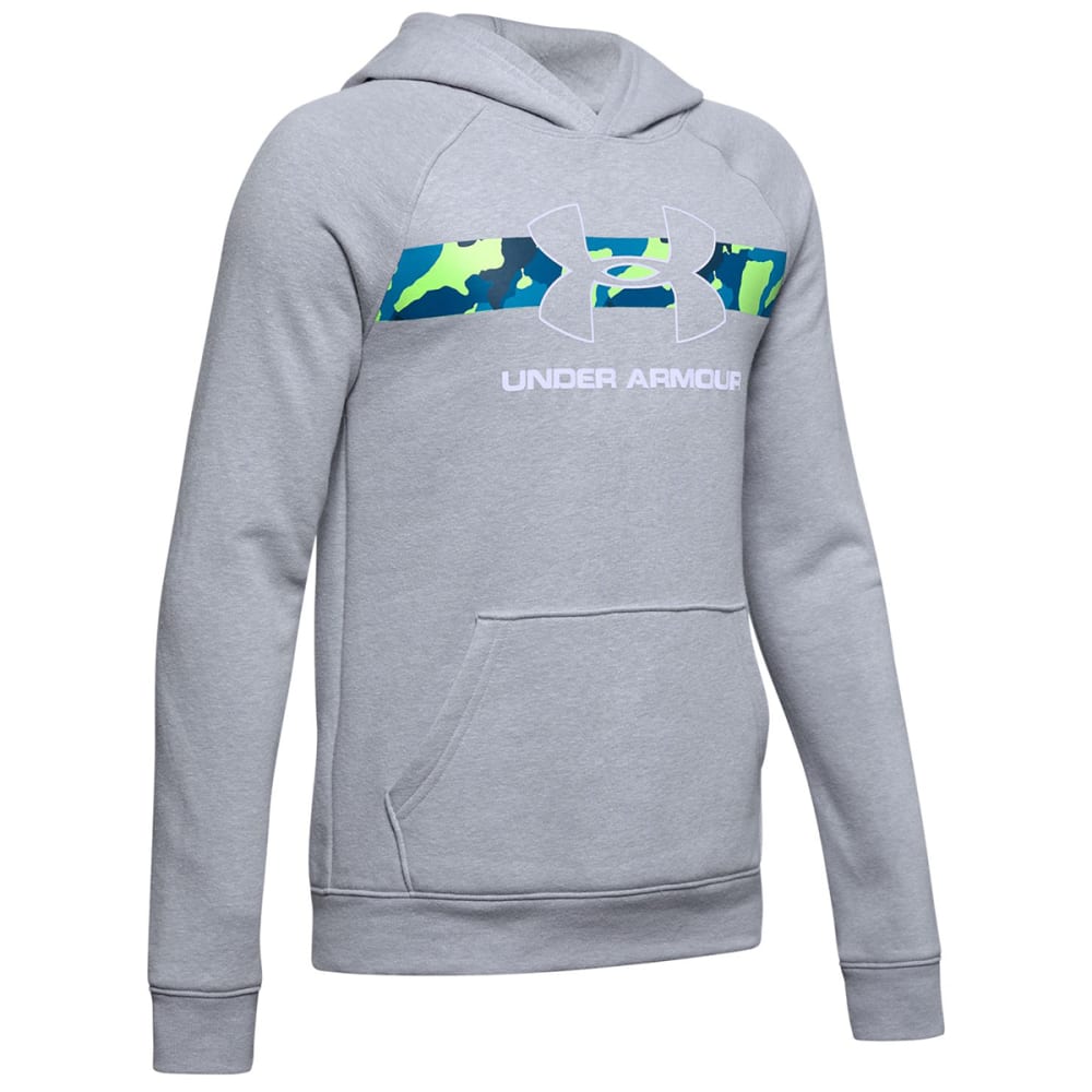 UNDER ARMOUR Boys' Rival Logo Hoodie S