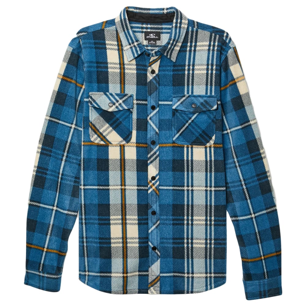 O'NEILL Men's Glacier Plaid Long-Sleeve Shirt - Eastern Mountain Sports