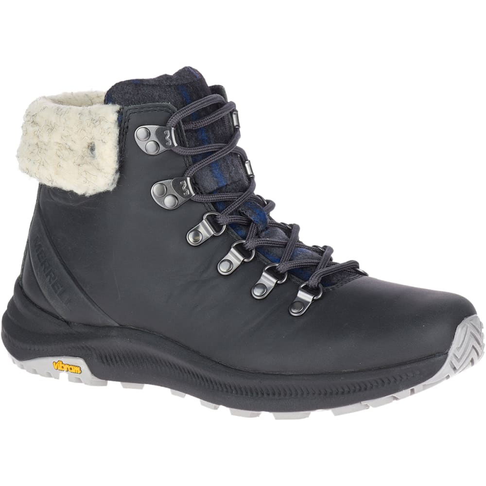 MERRELL Women's Ontario X Stormy Kromer Wool Hiking Boots 6
