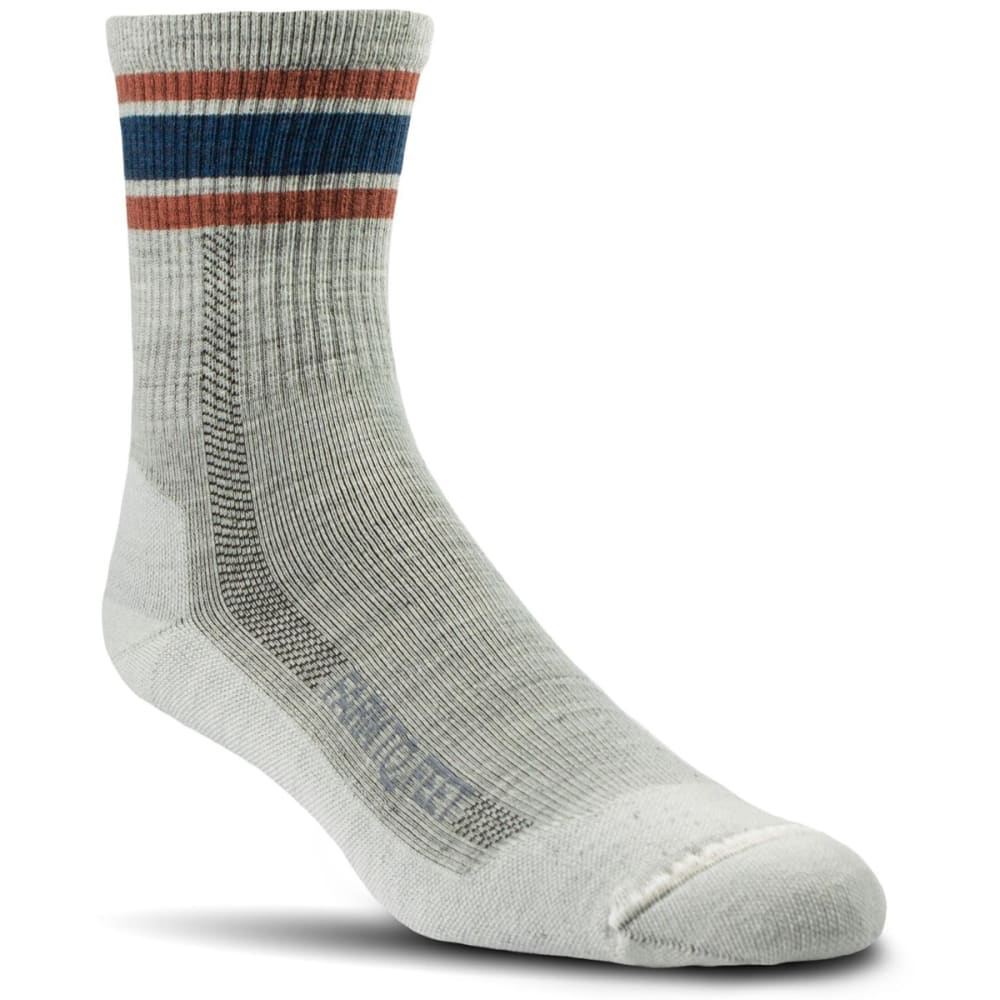 FARM TO FEET Women's North Conway 3/4 Crew Lightweight Technical Trail Socks XL