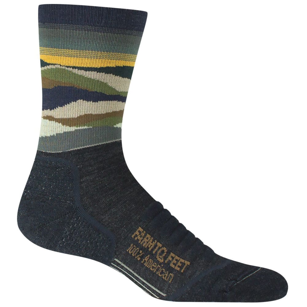 FARM TO FEET Men's Max Patch Lightweight Technical Crew Sock XL