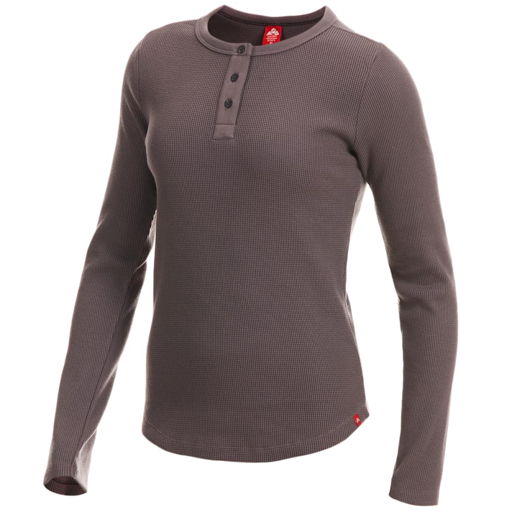 EMS Women's Lakeside Waffle Long-Sleeve Henley XS