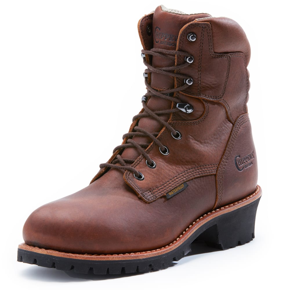 CHIPPEWA Men's 75323 Logger St. Insulated Waterproof 400 GRM Boots, Wide 8.5