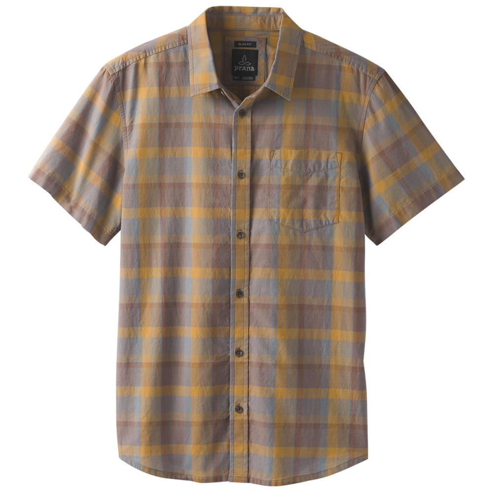PRANA Men's Bryner Short-Sleeve Oxford S