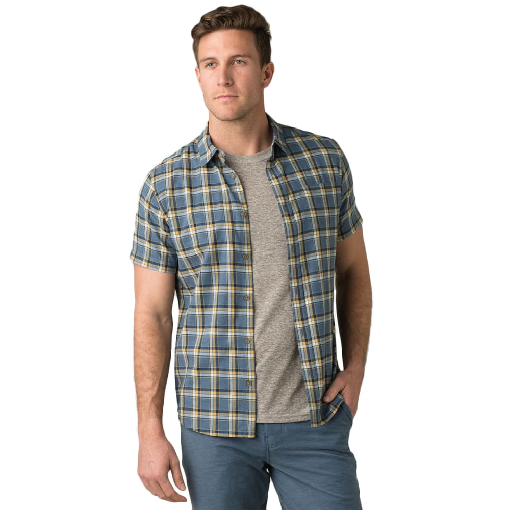PRANA Men's Bryner Short-Sleeve Oxford S