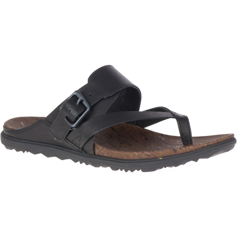 MERRELL Women's Around Town Luxe Buckle Thong Sandals 5