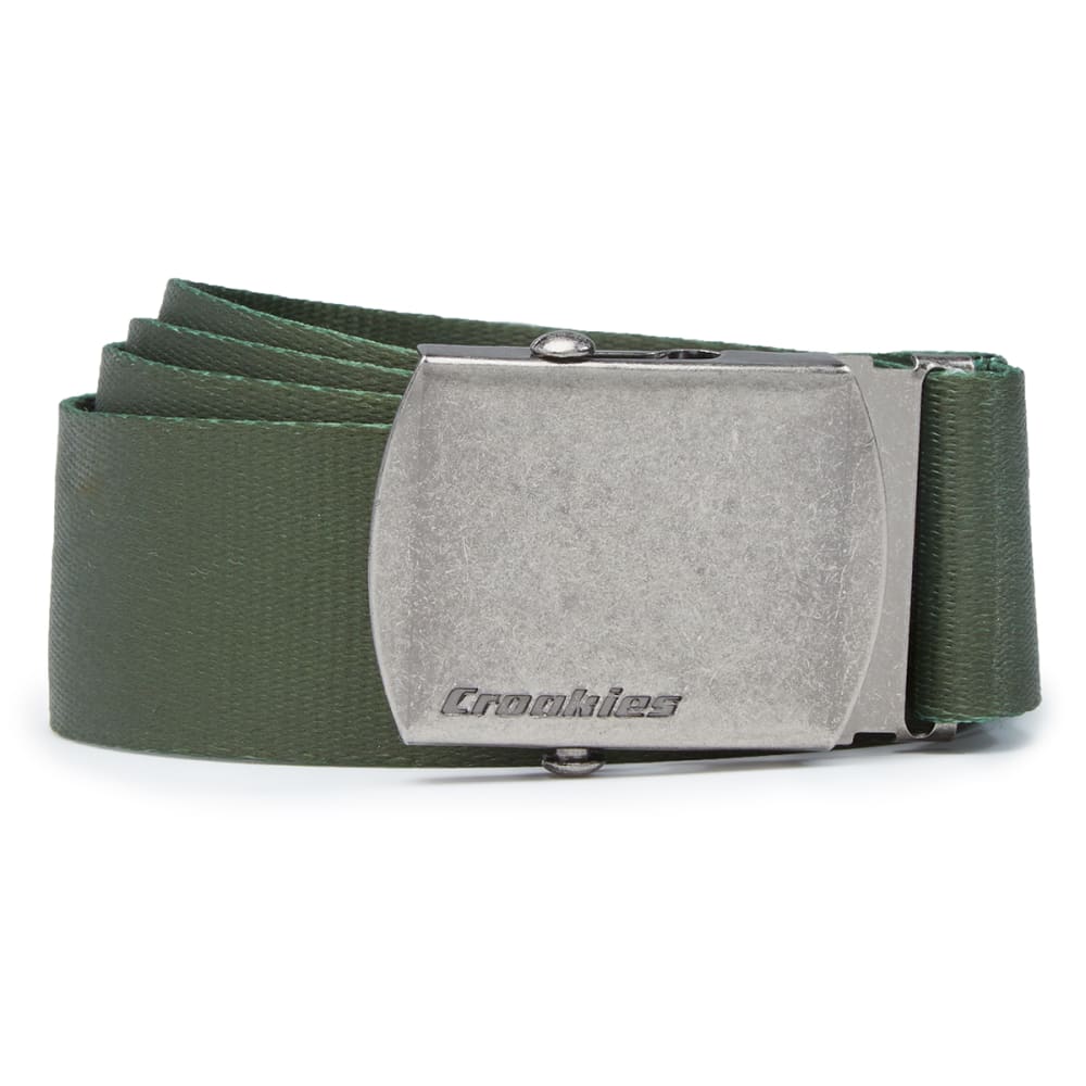 CROAKIES Men's Artisan 2 Military Buckle Belt ONE SIZE