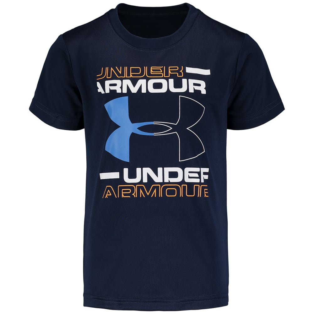 UNDER ARMOUR Little Boys' UA Boxed Logo Tee 4